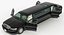 stretch black limousine generic 3D model