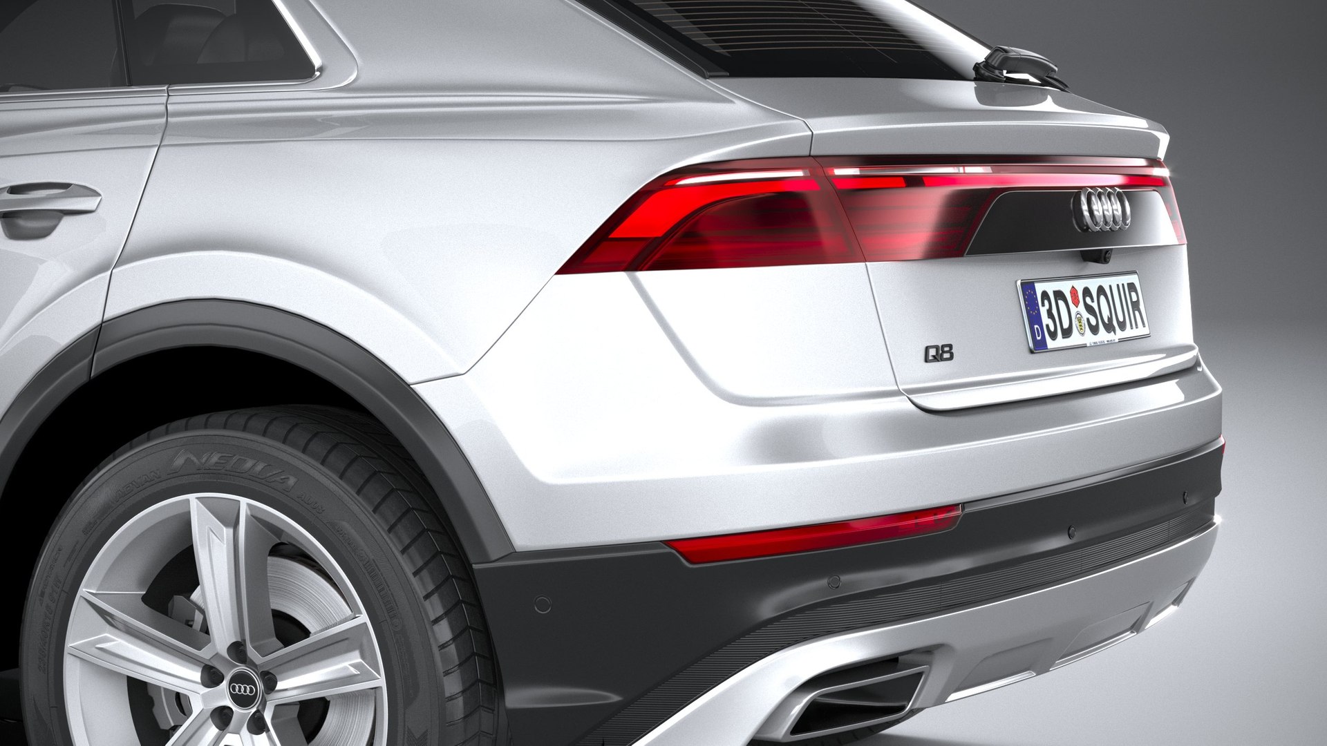 Audi Q8 Basic 2024 3D - TurboSquid 2151164