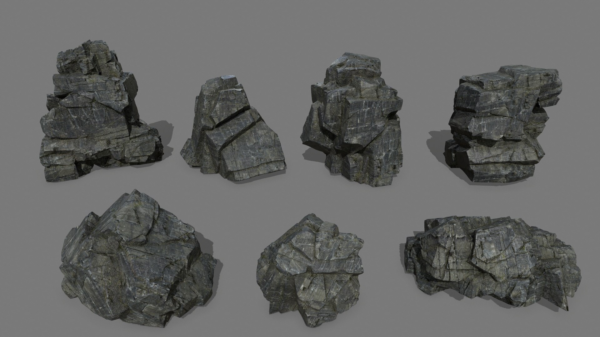 Cliff Rocks Model - TurboSquid 2033763