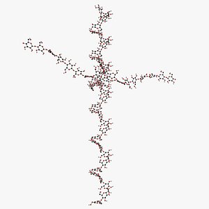 Glycogen Molecule model