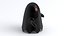 Little Cartoon Ghost Black 3D model