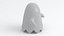 Little Cartoon Ghost Black 3D model