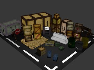 3ds media crates boxes