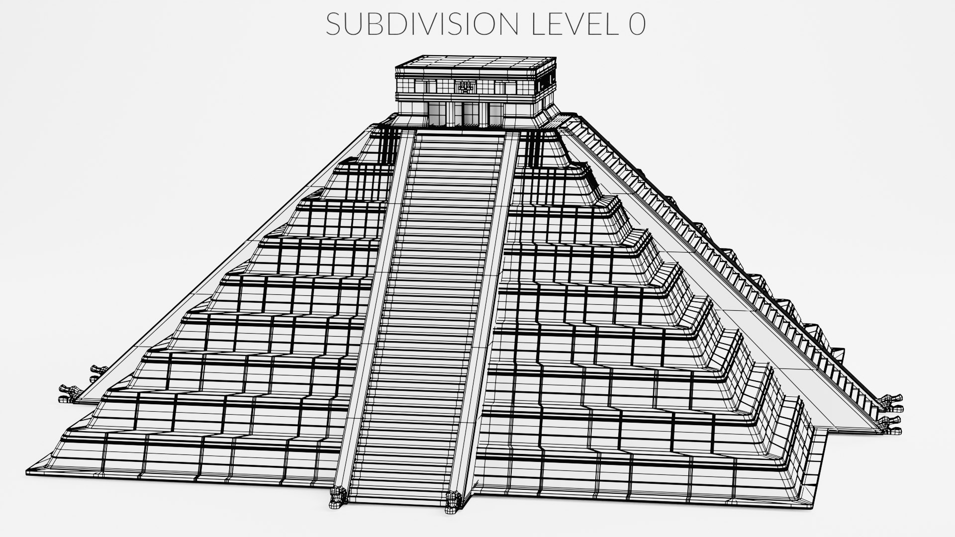 3D Mayan Pyramid - TurboSquid 2029508