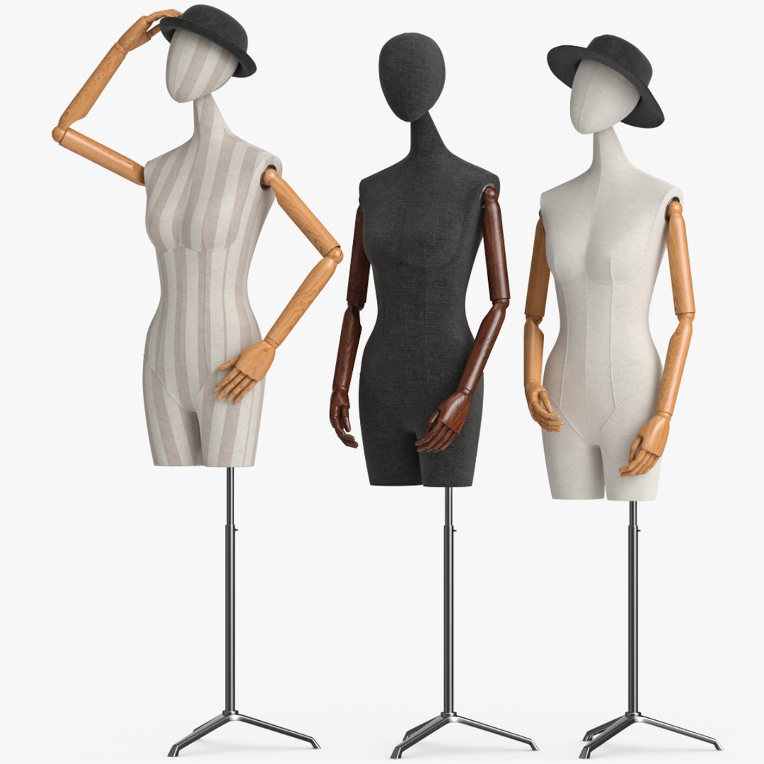 3D Female Mannequins Model - TurboSquid 1961437