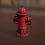 Texturas de hidrante PBR Low Poly Game Ready