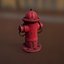 Texturas de hidrante PBR Low Poly Game Ready