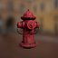 Texturas de hidrante PBR Low Poly Game Ready