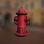 Texturas de hidrante PBR Low Poly Game Ready