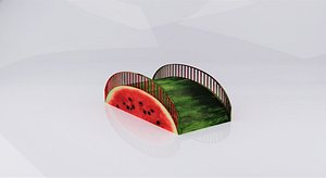 3D watermelon bridge