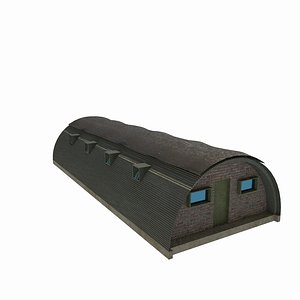 military hut 3d model