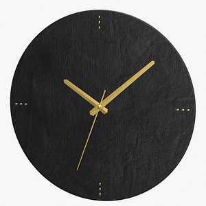 clock leather 3D model