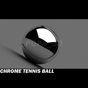 Chrome Tennis Ball