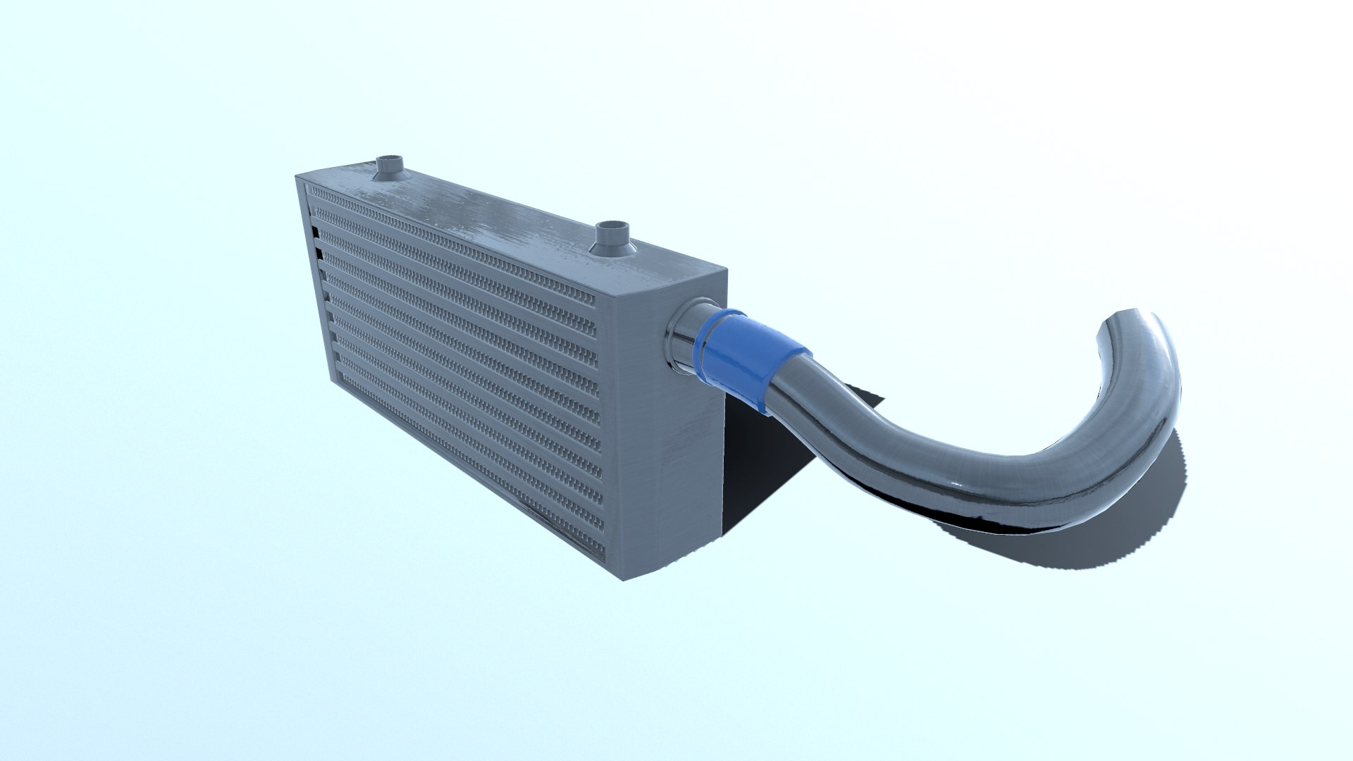 3D Cooler Intercooler Model - TurboSquid 1289852