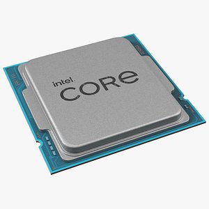 Intel Core LGA Package CPU 3D model