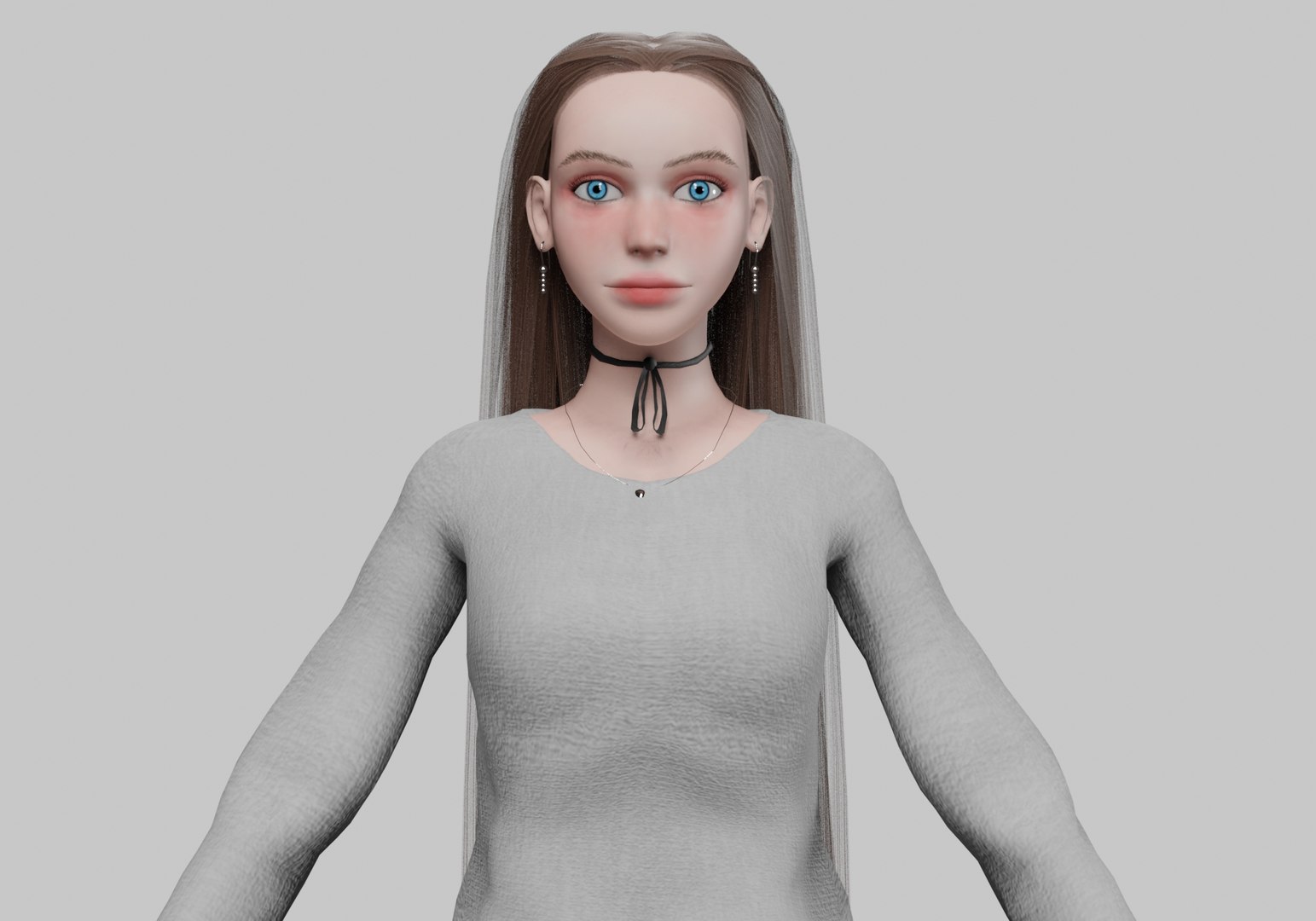 3D Basic Cute Woman V31613 - TurboSquid 2266139