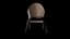 Modern Minimalist Dining Chair Furniture Model