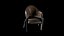 Modern Minimalist Dining Chair Furniture Model