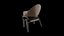 Modern Minimalist Dining Chair Furniture Model