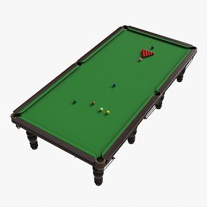 3D Mesa de Bilhar Snooker - TurboSquid 1782398