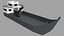 Old Landing Barge Small Boat 3D model