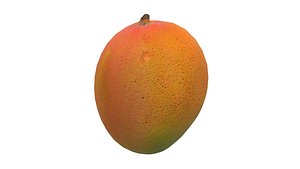 Mango Fruit 3D Model AR VR PBR