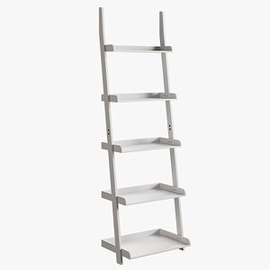 realistic ricardo ladder bookcase 3D model