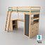 3D Childrens bed 01 05 model