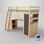 3D Childrens bed 01 05 model