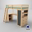 3D Childrens bed 01 05 model