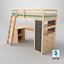 3D Childrens bed 01 05 model