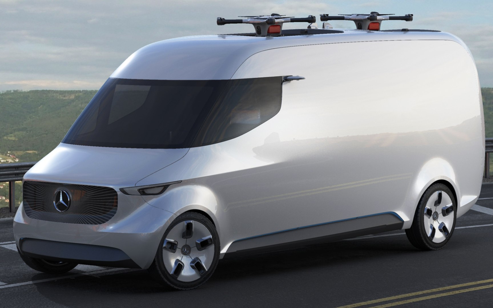 3D model mercedes vision van - TurboSquid 1234673