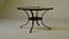 wrought iron dining set