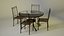 wrought iron dining set