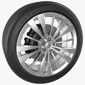 3D Range Rover Wheel