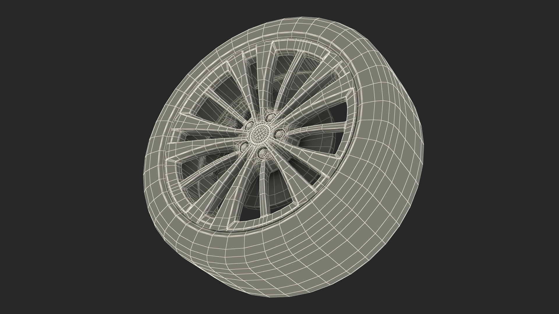3D Range Rover Wheel - TurboSquid 1948177