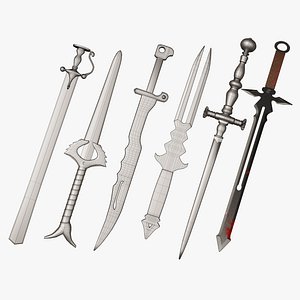 25 sword and kinfe base mesh
