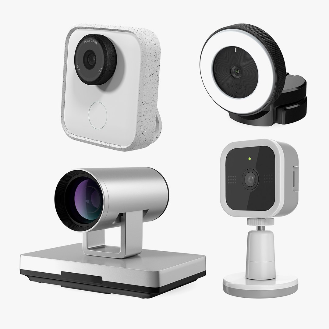Web Cameras Collection 2 3D model preview