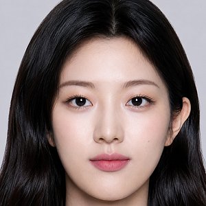 Shin Eun-soo Head - No Hair - Low poly head 3D model