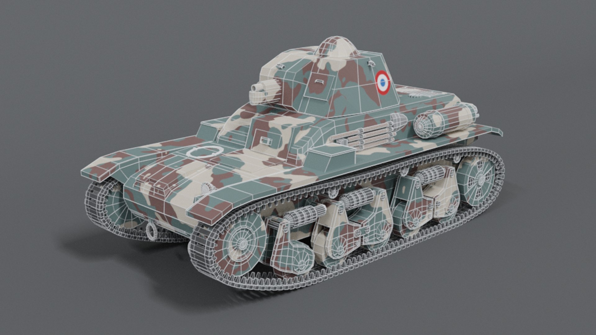 Renault R35 Tank 3D - TurboSquid 1560522