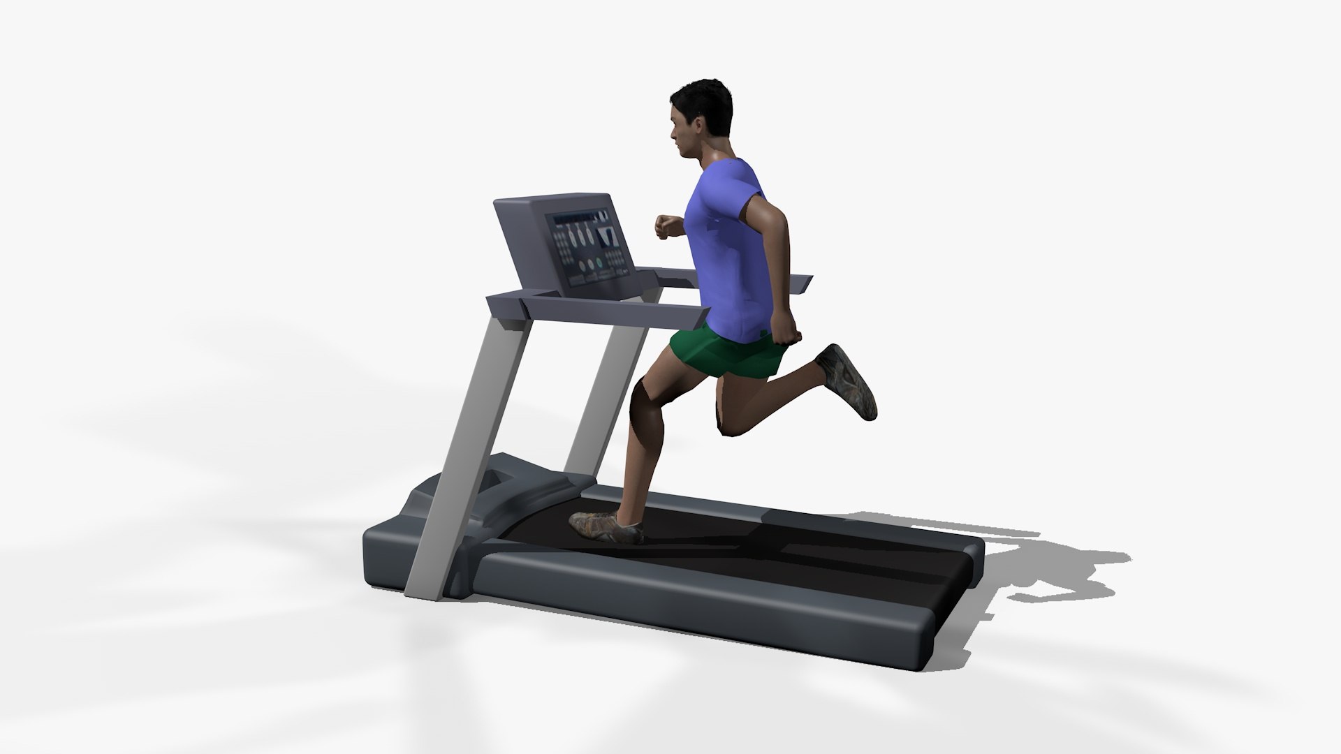 Man Running Treadmill Animation 3D - TurboSquid 1535917