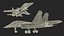 3D Russian Sukhoi SU-34 Fighter Jet Rigged