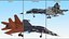 3D Russian Sukhoi SU-34 Fighter Jet Rigged