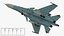 3D Russian Sukhoi SU-34 Fighter Jet Rigged