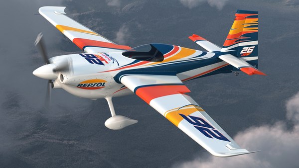 Zivko Edge 540 Aerobatic Aircraft Rigged Modelo 3D - TurboSquid 1464125