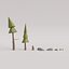 Low-Poly Forest Collection model