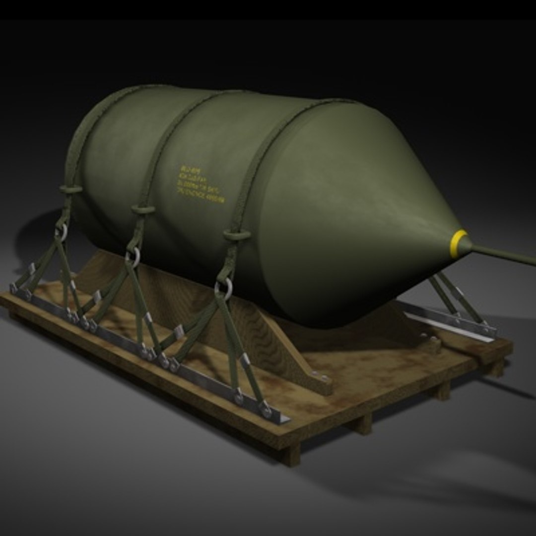 Blu82b Daisy Cutter Bomb 3d Model