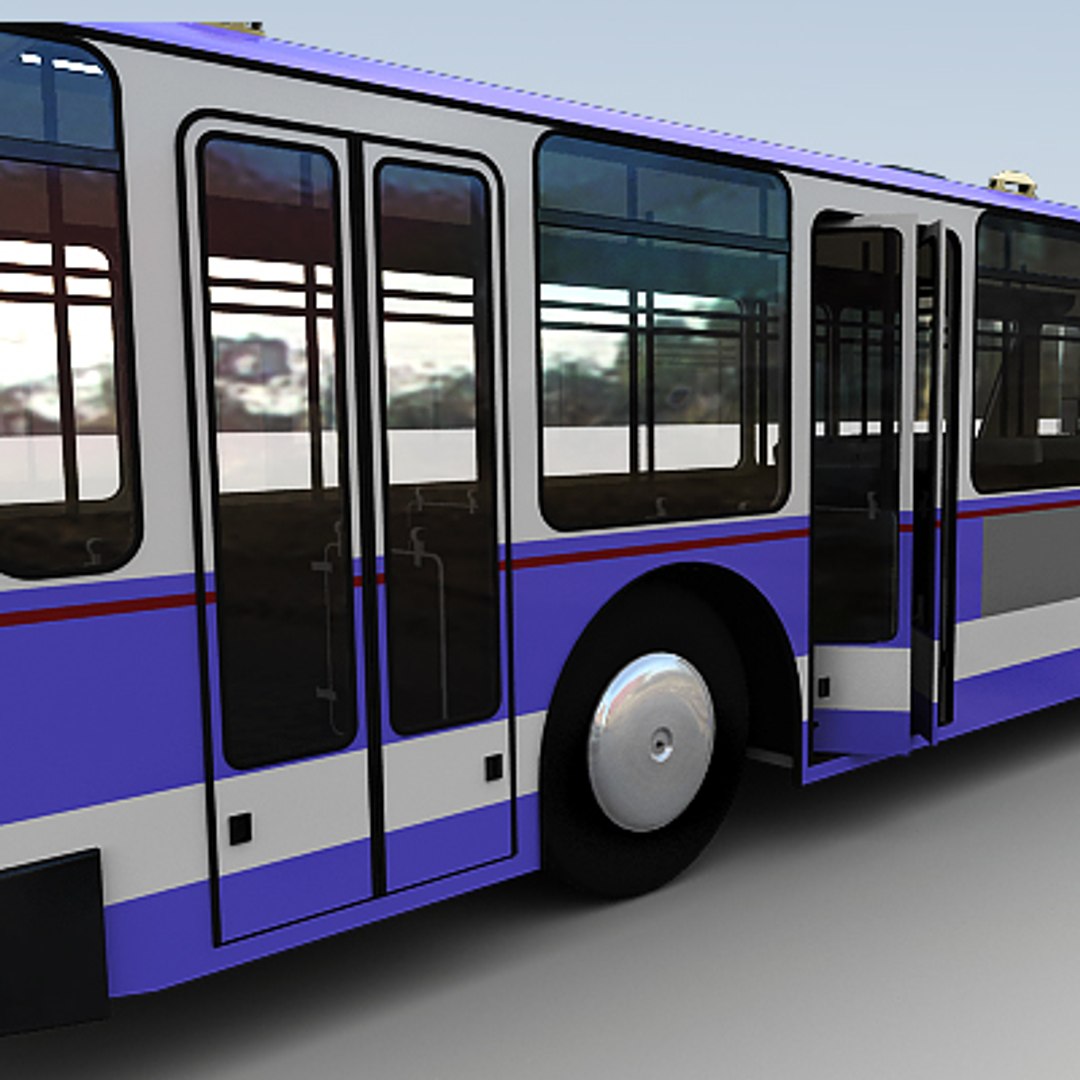 airport bus 3d model