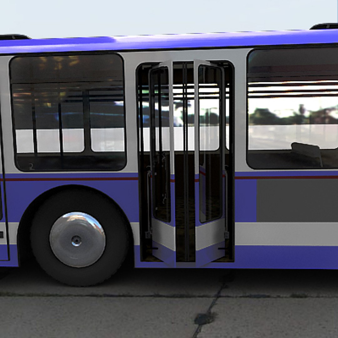 airport bus 3d model