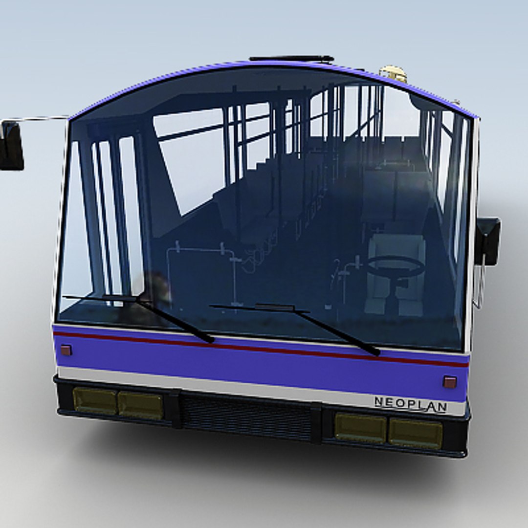 airport bus 3d model